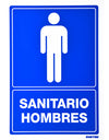 Señal "Sanitario hombres" Surtek