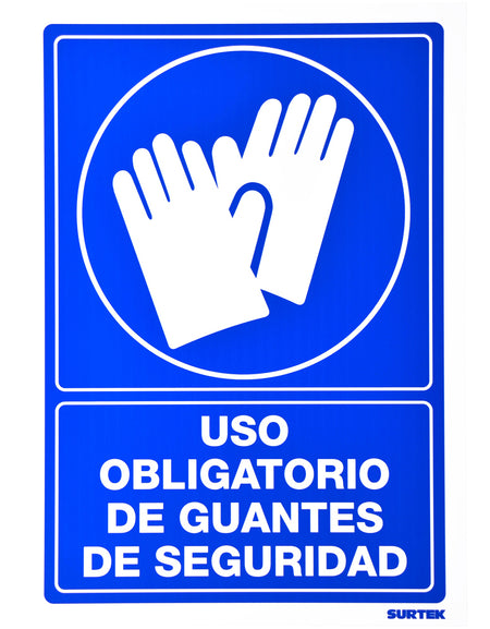 Señal "Guantes" Surtek