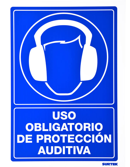 Señal "Protección auditiva" Surtek