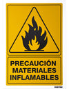 Señal "Materiales flamables" Surtek