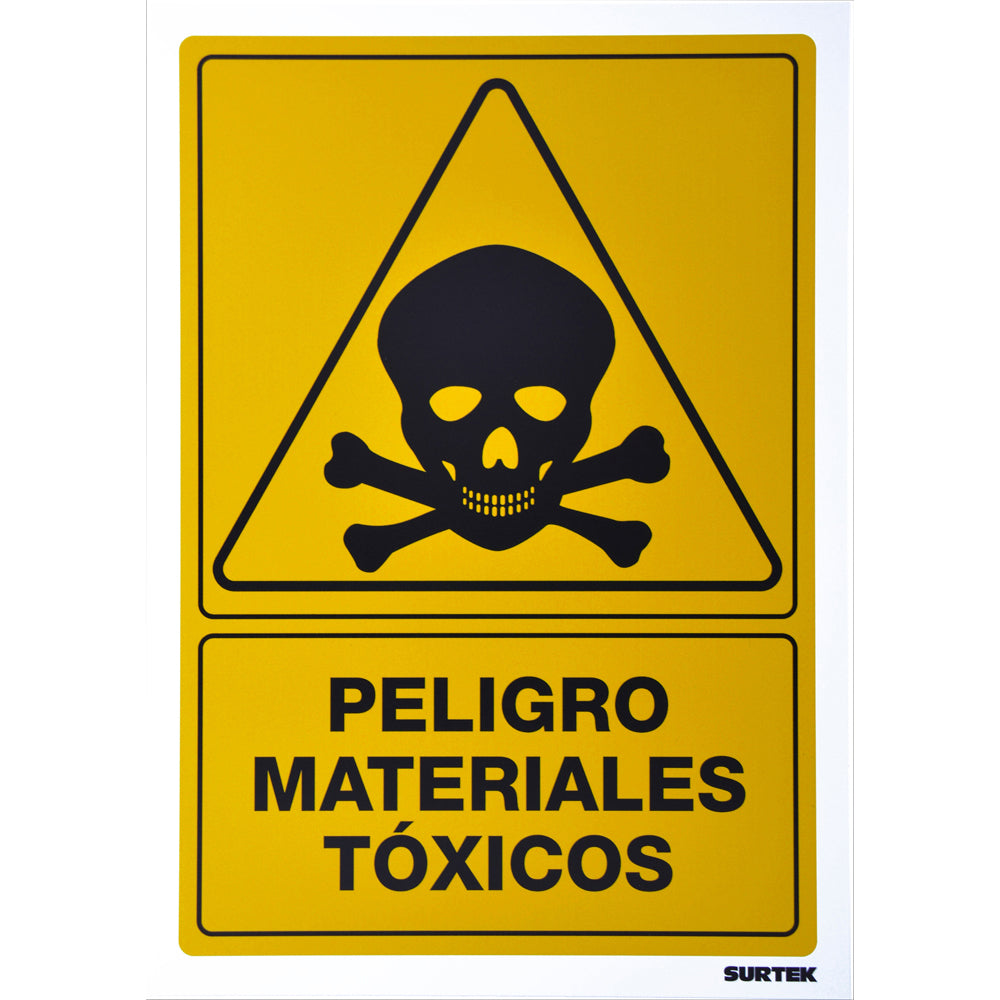 Señal "Materiales tóxicos" Surtek