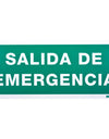 Señal "Salida emergencia" Surtek