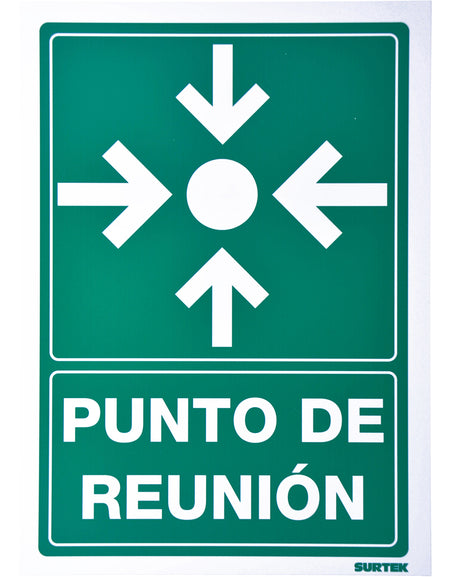 Señal "Punto de reunión" Surtek