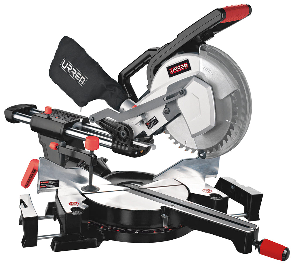 Sierra inglete 10" 2000W 120V telescópica Extra Pesado Urrea