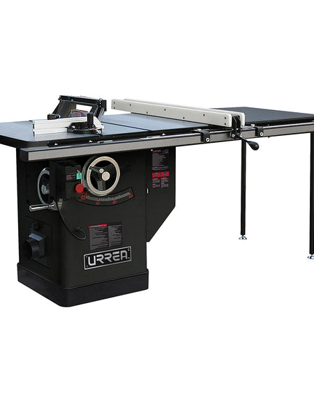 Sierra de mesa 10" 5HP 220V 3 fases uso mega pesado Urrea