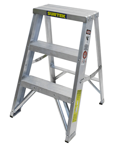 Taburete tijera 2 escalones Surtek