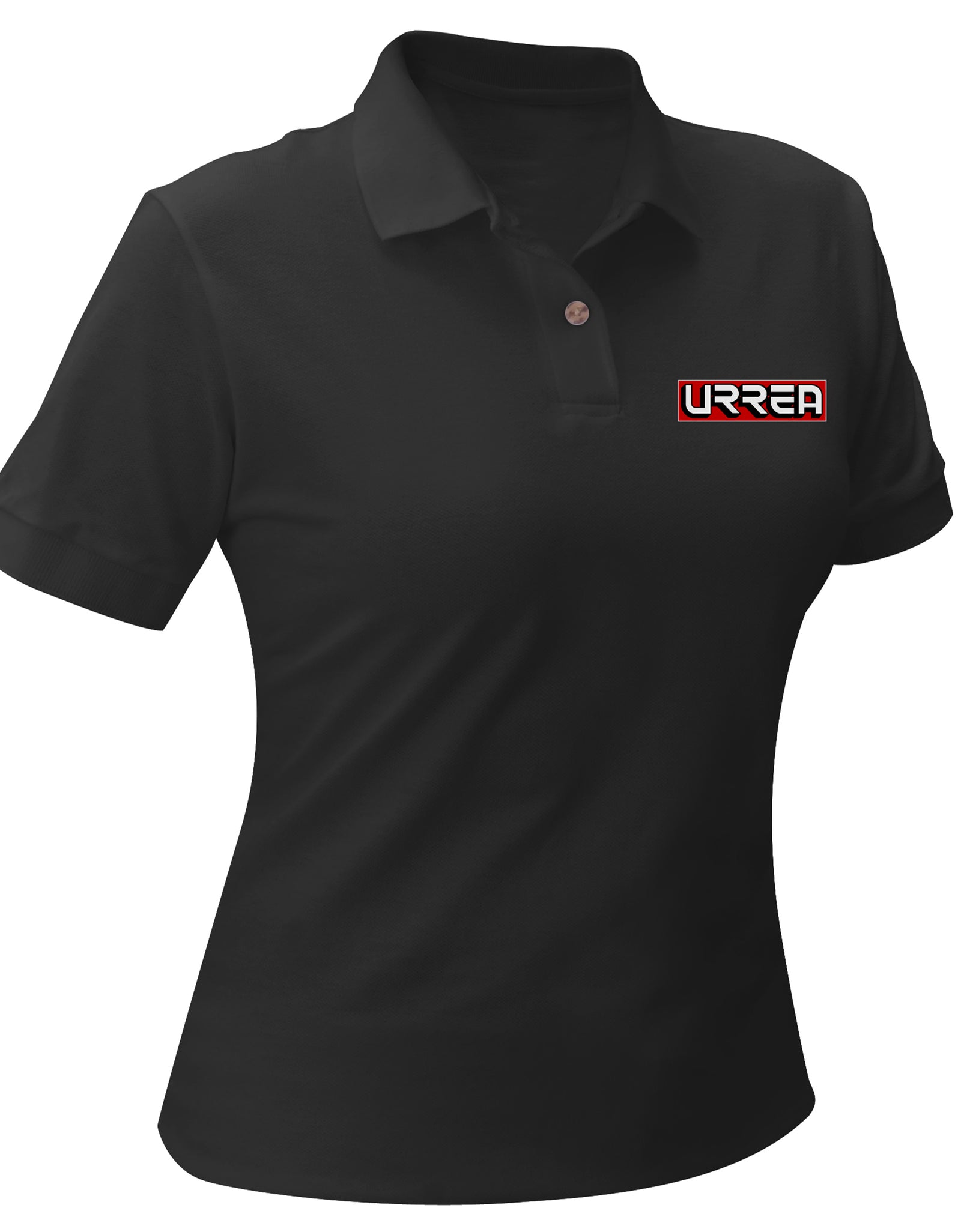 Playera tipo Polo para dama Urrea negra talla L Urrea