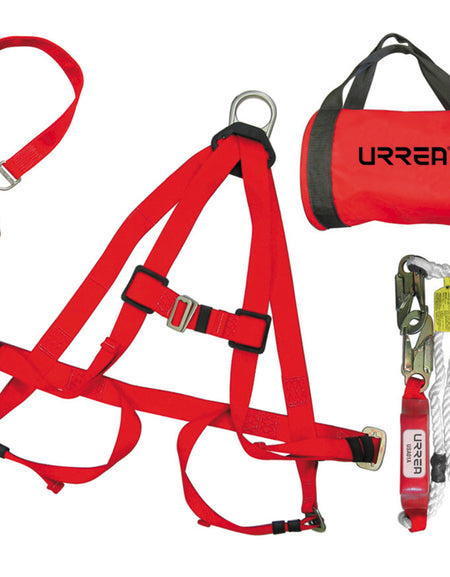 Juego de arnés contra caídas talla 36-40 4 piezas Urrea