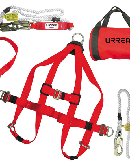 Juego de arnés de posicionamiento talla 36-40 5 piezas Urrea