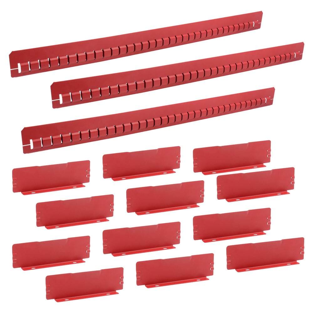 Juego de separadores para gaveta 4" Urrea